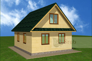 Жилые дома из деревянного бруса + фото