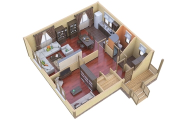 Как сделать пол второго этажа деревянного дома + фото