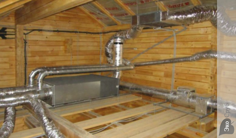 Система вентиляции в деревянном доме