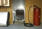 Установка газового конвектора в деревянном доме