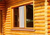 Размеры окон в деревянных домах