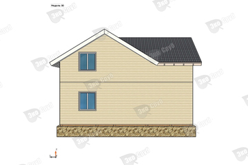 Каркасные дома с панорамными окнами + фото