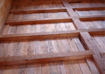 Как сделать двойной пол в деревянном доме