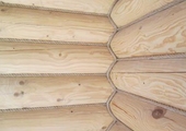 Отделка канатом деревянного дома внутри