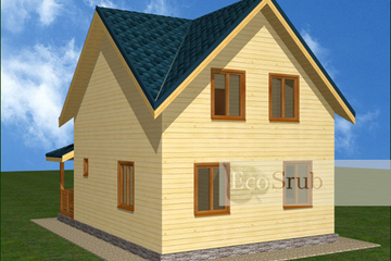 Деревянные дома из профилированного бруса 150х150 + фото