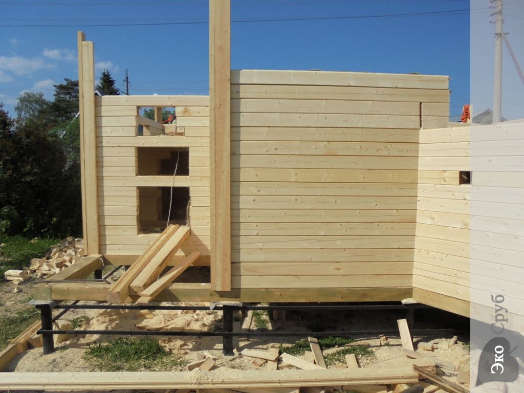 Строительство дома из бруса